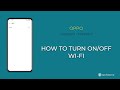 How to Turn On/Off Wi-Fi - Oppo [Android 11 - ColorOS 11]