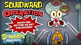 "Operation" Squidward | Every Time Squidward Had a Body Part Removed | SpongeBob