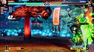 KOF XV ASH TOD STUN COMBO 73 HITS