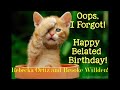 my belated birthday message to rebecka ortiz and brooke willden