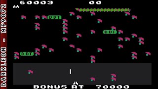 Atari 5200 - Millipede © 1984 Atari - Gameplay