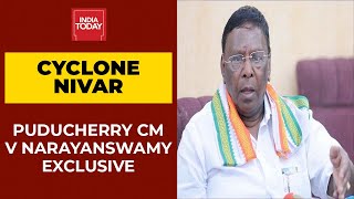 Cyclone Nivar: No Casualty So Far, Water-Logging Due to High Tide, Says Puducherry CM V Narayanswamy