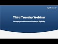August Third Tuesday Webinar  Unemployment 101: Employee Eligibility