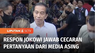 Blusukan ke Pasar Badung, Presiden Jokowi Dicecar Pertanyaan oleh Wartawan Asing | Liputan 6