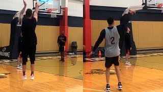 Lonzo Ball vs JJ Redick 3 Point Contest | Pelicans Training Camp 2019