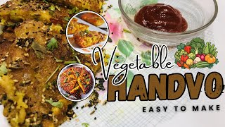 Gujarati Vegetable Handvo | A perfect Gujarati Breakfast Recipe | Handvo Making At Home #handvo