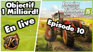 FS25 Objectif le milliard! Ep 10! Diversification et intensification! Feat baba #farming