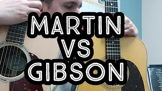 Martin VS Gibson. Which has better tone?