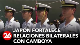 Destructor japonés en Camboya para fortalecer relaciones bilaterales