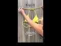 how to tie a bikini fashion hacks for girls tiktok 2022 shorts shortsvideo fashionhacks