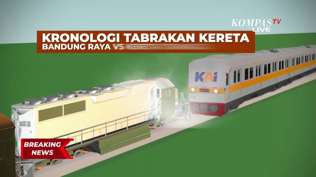 Sketsa Kronologi Tabrakan Kereta Turangga Vs Bandung Raya - YouTube