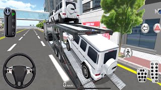 New Multi-Storey Trailer Transport New Mercedes G63-Wagon Cars | 3D Driving Class Android Gameplay