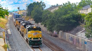 BNSF \u0026 Union Pacific Trains in Los Angeles!