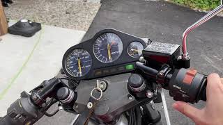 CBR400Fエンジン始動確認用RPM67レーシング