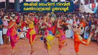 അഷ്‌ടമി രോഹിണി ആഘോഷം : ഗുരുവായൂരിൽ വൻ ഭക്തജന തിരക്ക്, വർണാഭമായി ഘോഷയാത്ര