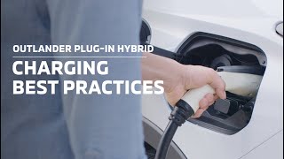 2024 Mitsubishi Outlander Plug-in Hybrid SUV Charging Best Practices