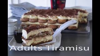 No Bake Adults Tiramisu