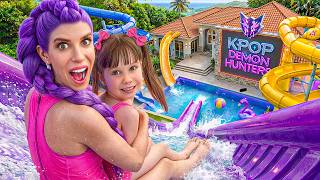 I Built A KPop Demon Hunters Waterpark