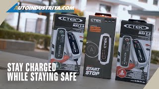 Stay charged while staying safe - CTEK MXS Smart Battery Chargers