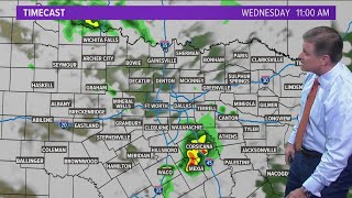 DFW Weather: How much rain we received Tuesday and timeline for the next rain chances