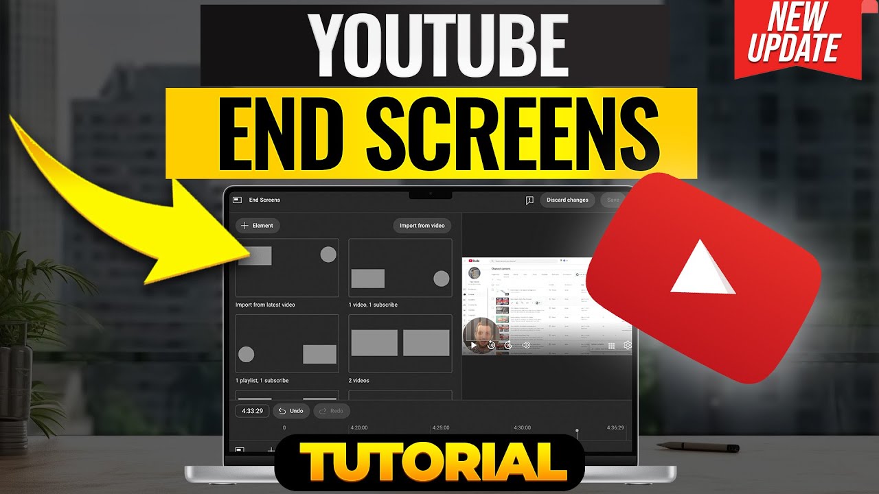 How To Add End Screen To Youtube Videos Youtube