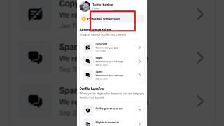 जल्दी Solve करो 😭 | Profile has some issues | Page has some issues | Growth at risk | Facebook