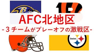 【NFL】AFC北地区　３チームがプレーオフ進出の激戦区！？