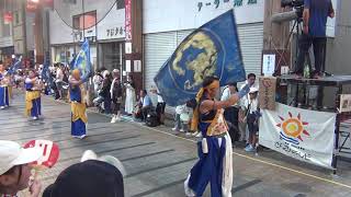 島根よさこい連神在衆  第66回よさこい祭り（はりまや橋競演場）８月11日