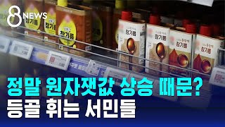 정말 원자잿값 상승 때문 맞나…줄줄이 올라 등골 휘는 서민들 / SBS 8뉴스