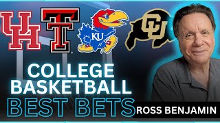 Monday College Basketball Picks | Houston vs Texas Tech | Kansas vs Colorado | CBB Picks for 2/24/25