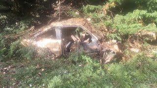 Abandoned Opel Manta GTJ 1.8 seeing the light for the first time in 20 years