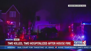 Two killed, two hospitalized after NW Oklahoma City house fire