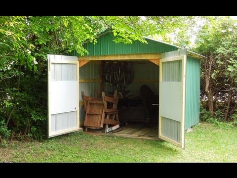 Making barn doors for the shed Making barn doors for the shed