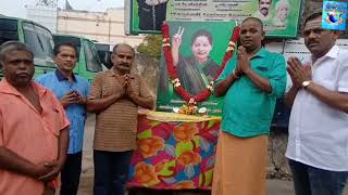 நெல்லை அரசு விரைவு போக்குவரத்து கழகம் அண்ணா தொழிற்சங்கம் சார்பில் ஜெயலலிதா பிறந்தநாள் விழா