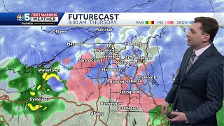 Video: Wintry Mix and locally strong wind gusts Thursday in Vermont and New York (2-12-25)