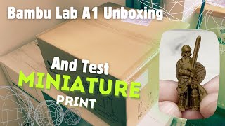 Unboxing the Bambu Lab A1: First Impressions \u0026 Test Print