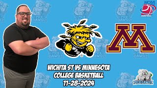 Wichita State vs Minnesota 11/28/24 Free College Basketball Picks and Predictions  | NCAAB Pick