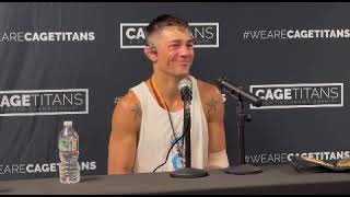 Peter Barrett v Joe Giannetti | Cage Titans 66 | Post Fight Interview