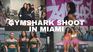 COME WITH ME TO MIAMI | what i eat on the go, bts gymshark shoot, micd up with the bestie