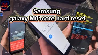 Samsung galaxy M01core hard reset ( pin,pattern unlock repair)