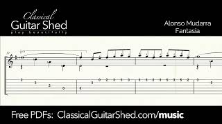 Mudarra: Fantasia - Free Classical Guitar Sheet Music