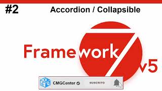 02 - Accordion / Collapsible | #Framework7 Components Core / API #Tutorials