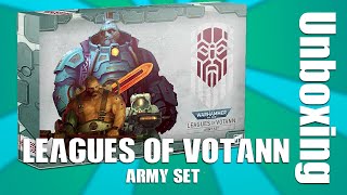 Unboxing Leagues of Votann Army set for Warhammer 40K tabletop games #unboxing