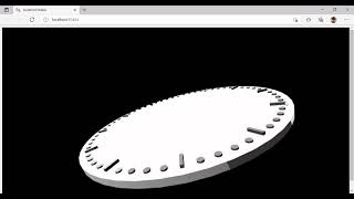 VPython Basic Clock Face