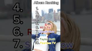Taylor Swift Album Ranking (updated march 2023)