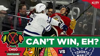 Teräväinen's 500th point not enough as Hawks fall to Leafs | CHGO Blackhawks POSTGAME Podcast