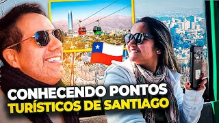 ANDAMOS de TELEFÉRICO: Cerro San Cristóbal e Patio Bellavista - Santiago Chile #3