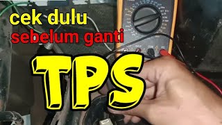 Cara mengukur sensor tps, pakai avometer digital || multitester