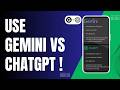 How to Use Google Gemini vs ChatGPT Comparison !