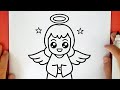 HOW TO DRAW A CUTE ANGEL